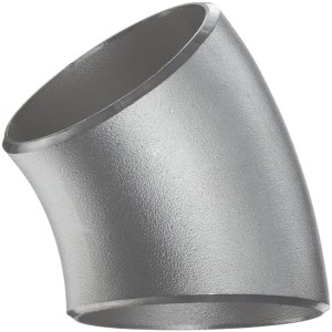 Stålbend rustfri sømløs 45° 1,5D DN15 21,3 mm x 2,6 mm 1.4541 / 321
