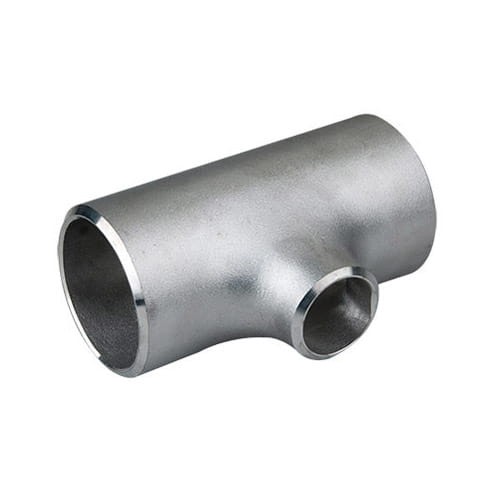 T-rør reduksjon rustfri stål sømløs syrefast DN40 48,3 x 2,6 mm / DN25 33,7 x 2,6 mm kvalitet 1.4571 / 316Ti