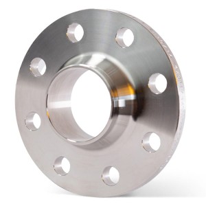 Smidd sveiseflens med hals rustfri stål syrefast DN125 139,7 mm PN10/16 (EN1092-1/11B1) kvalitet 1.4301 / 1.4307 / 304 / 304L