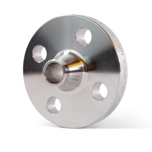 Smidd sveiseflens med hals rustfri stål syrefast DN50 60,3 mm PN10/16 (EN1092-1/11B1) kvalitet 1.4571 / 316Ti