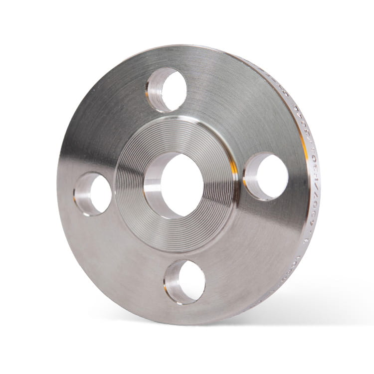 Smidd glatte sveiseflenser rustfri stål syrefast DN50 60,3 mm PN10/16 (EN1092-1/01B) kvalitet 1.4301 / 1.4307 / 304 / 304L