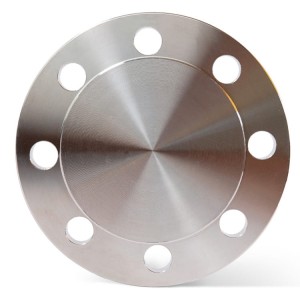 Smidd blindflens rustfri stål syrefast DN125 139,7 mm PN10/16 (EN1092-1/05A) kvalitet 1.4541 / 321